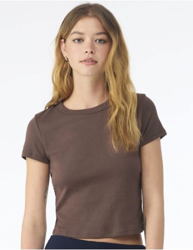 BEL-1010-Womens Micro Rib Baby Tee